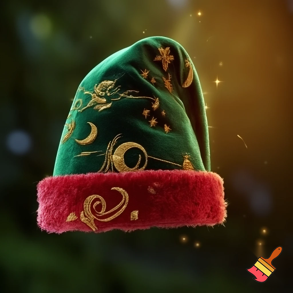 Elf Santa Claus hat velvet Santa Claus elf hat Santa Claus