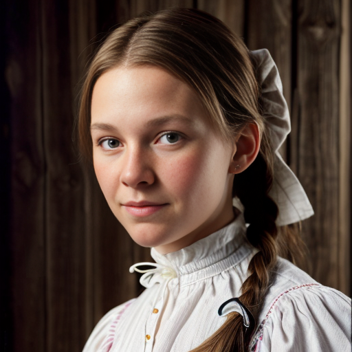 Melissa Gilbers as Laura Ingalls from Little House on Prairie
