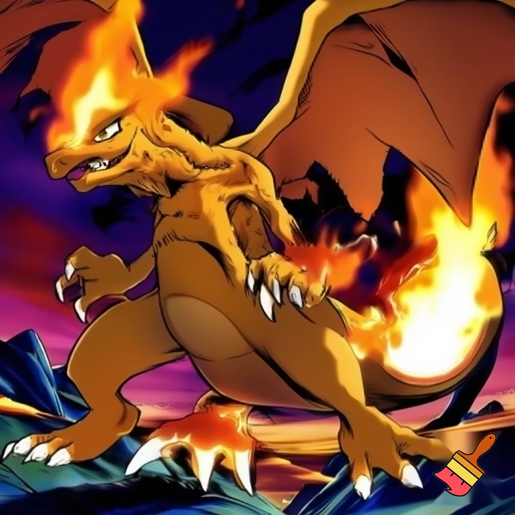 agumon dino digimon pokemon dragon charizard fusion anime
