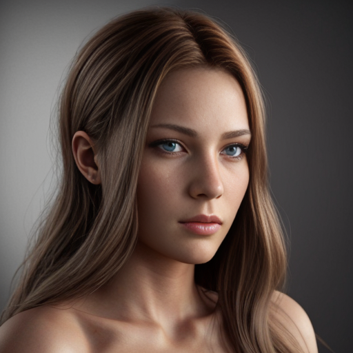 a beautiful nude woman，full view，512×512