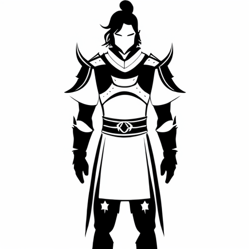 inked fantasy warrior