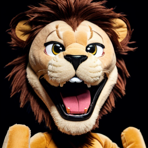 tony the lion puppet
