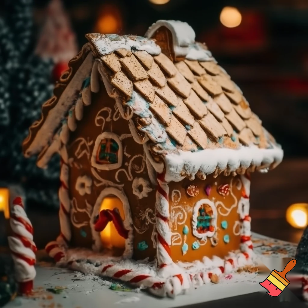 Christmas gingerbread house