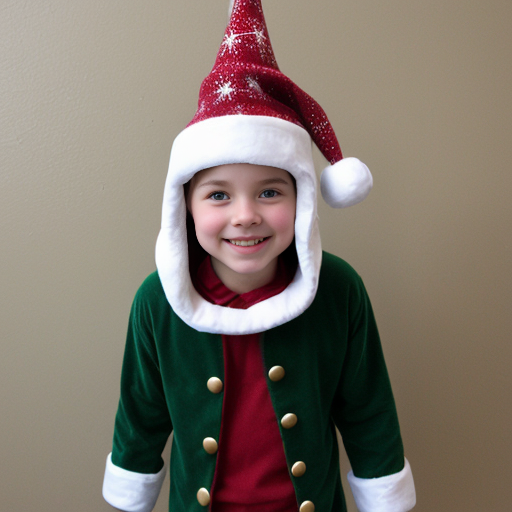 Christmas wizard hat costume