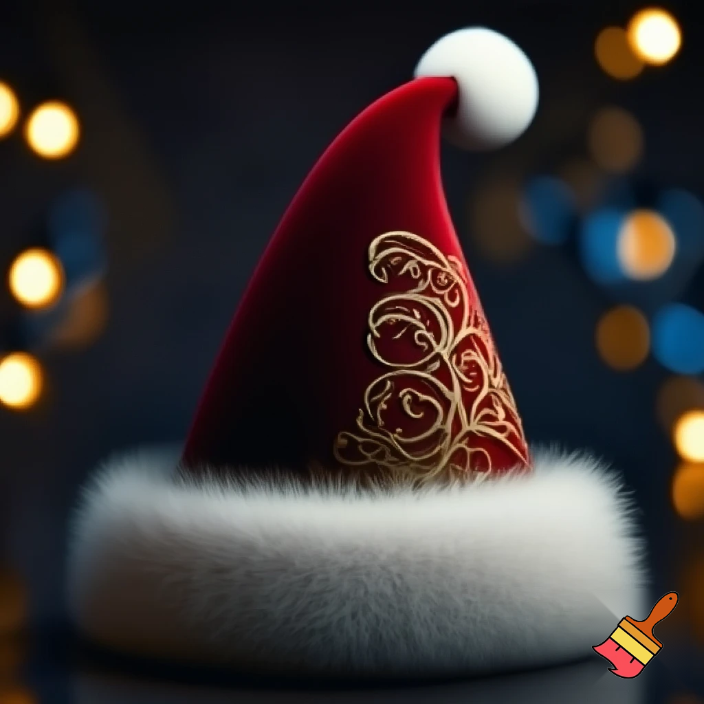 Christmas wizard hat