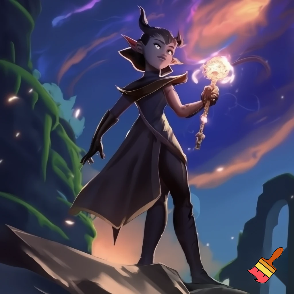 Make king from the owl house a female 
