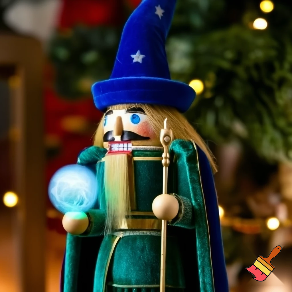 Wizard nutcracker Christmas wizard Nutcracker