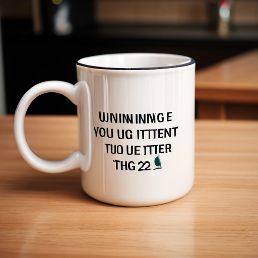 A mug with the words "listening to U2 turns you In to a mong"