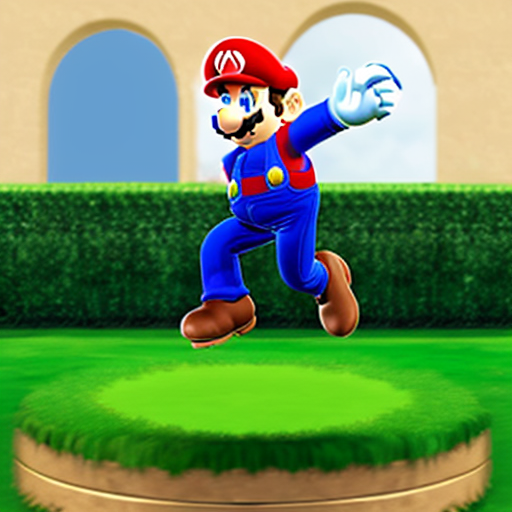 Mario jumping