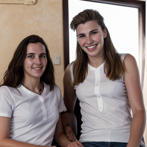 Goretzka and Vanessa at they having free time at the house 