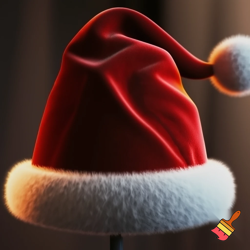Christmas hat, Santa Claus hat velvet hat offensive hat