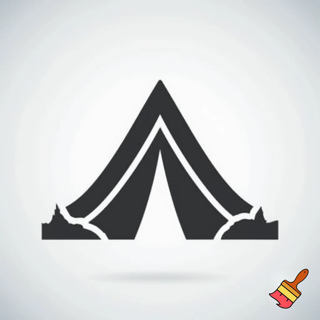 single icon of fire camp