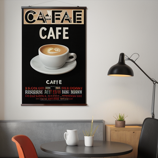 cafe wall poster
