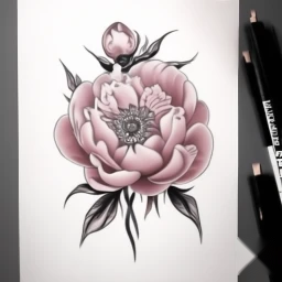 november birth flower tattoo