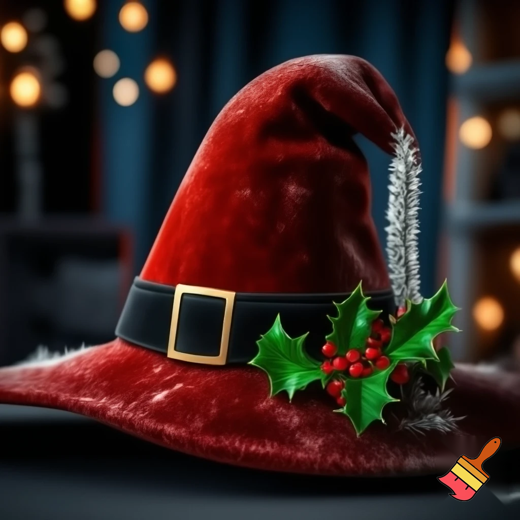 Christmas wizard hat