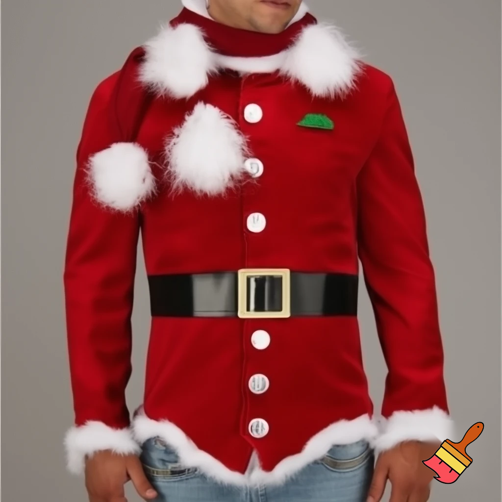 A wizard jacket Christmas jacket Santa Claus wizard Christmas shoes Christmas wizard hat