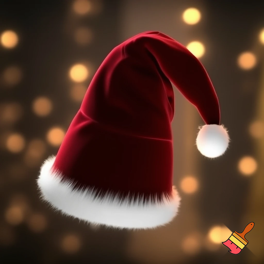Christmas wizard hat red