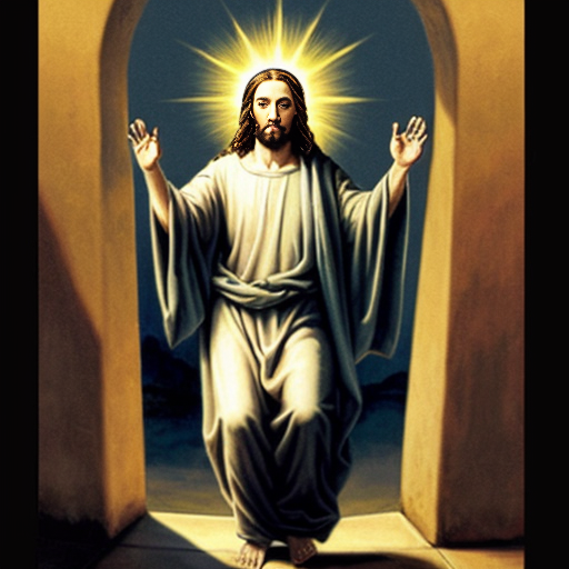 picture of Jesus leaving the 99 to save the 1