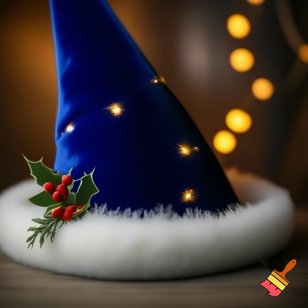 A wizard Christmas hat