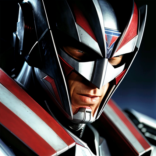 A Injured Starscream getting protected by megatron 