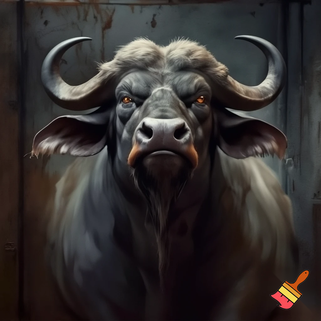 water bufallo
Mugshot 
vivid 
evil
buff
sinister
