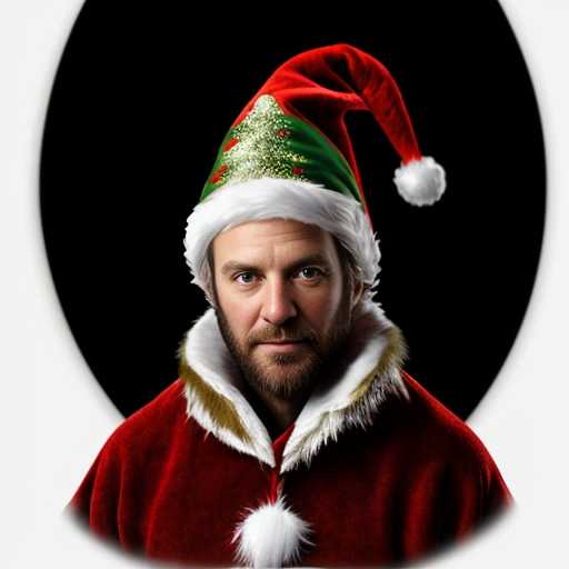 Christmas wizard hat