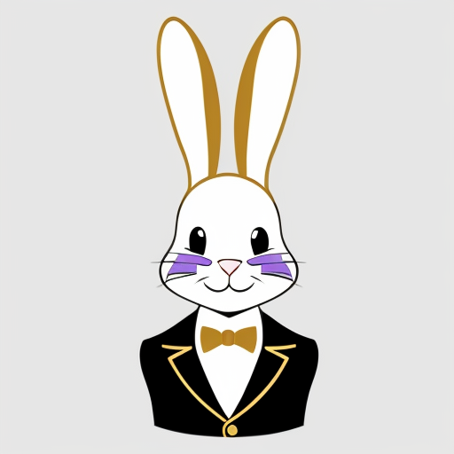  Purple and white Easter bunny headband top hat headband with gold