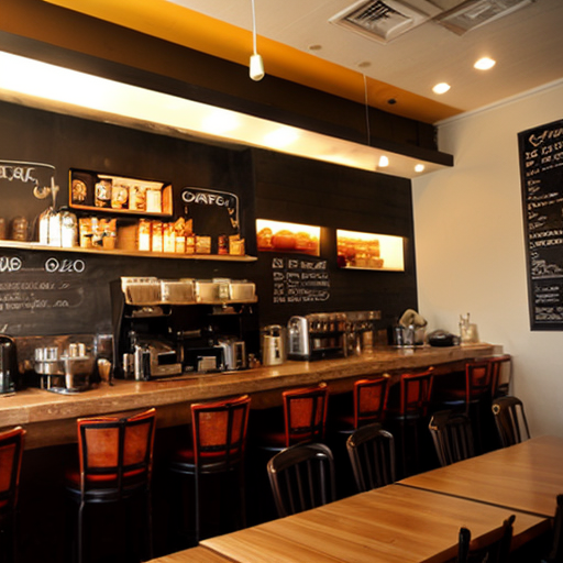 wall of cafe and restraunt