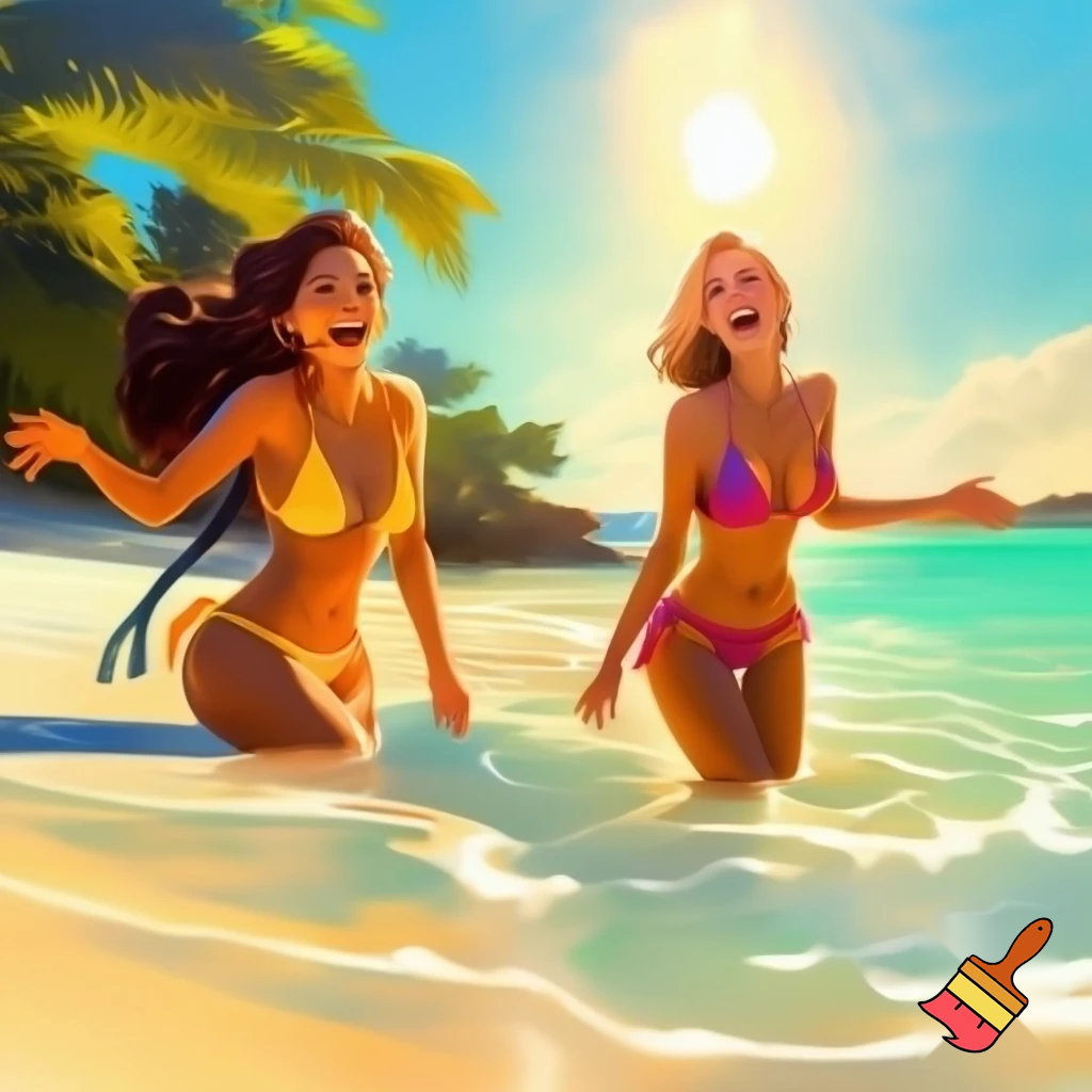 You’re wearing a bikini girlfriend wearing a bikini