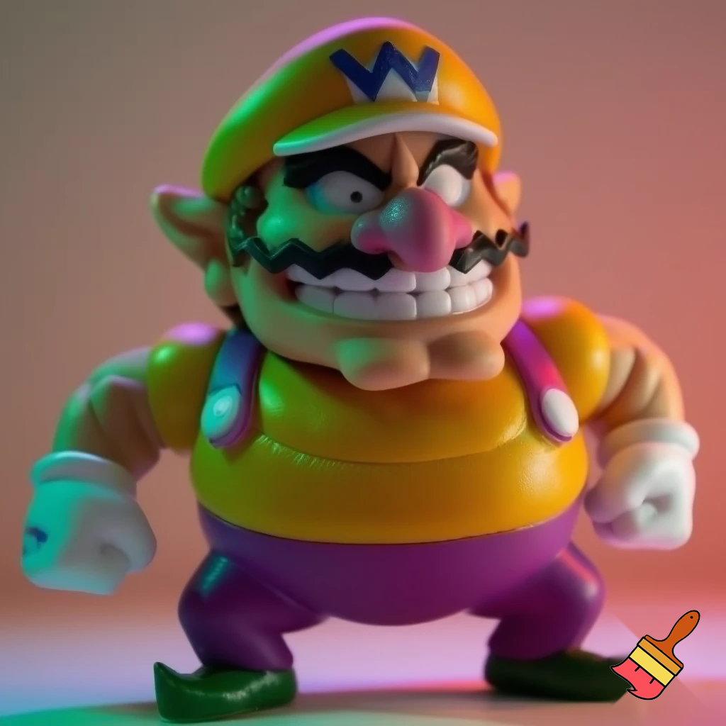 Wario action figure