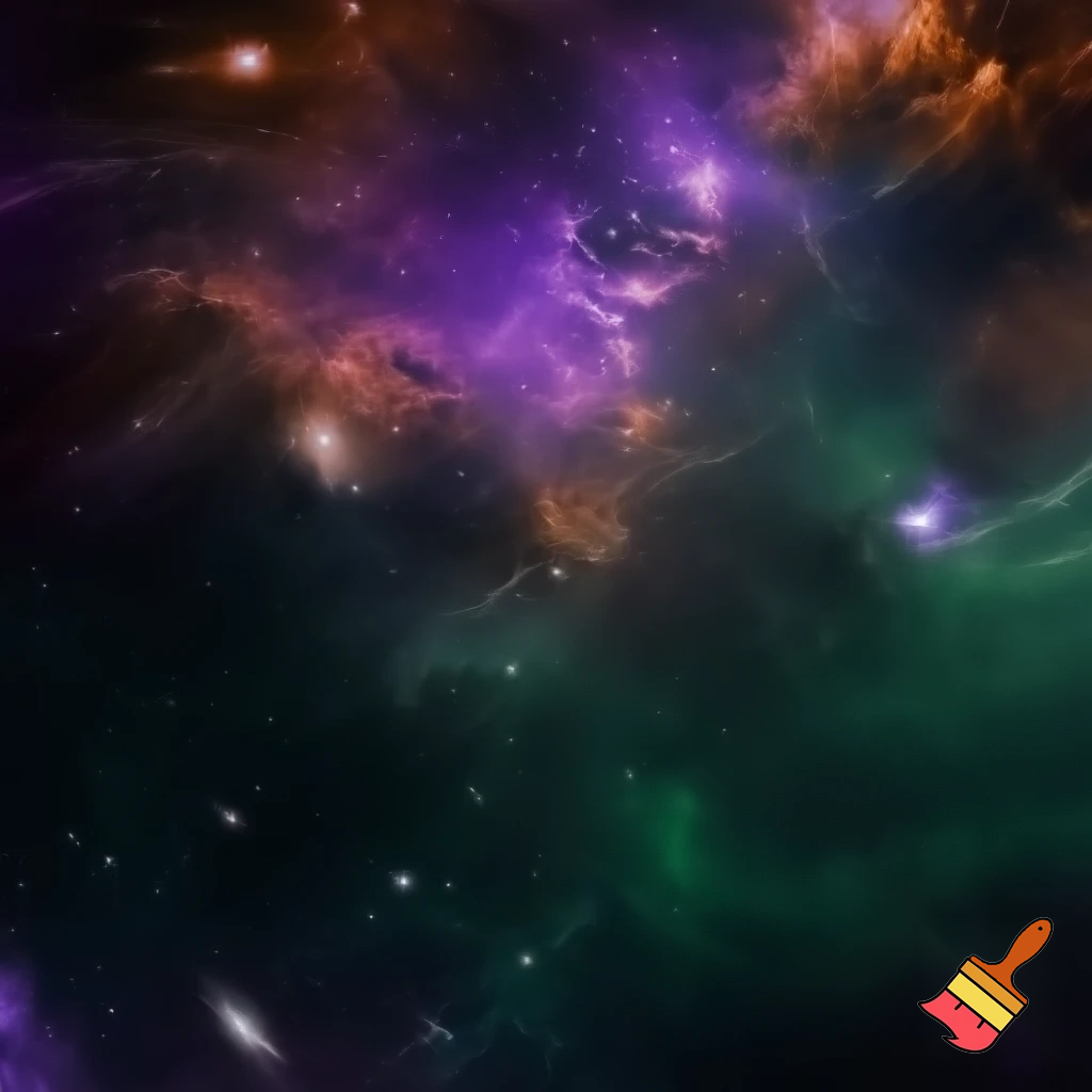 “Deep space stars and galaxies, cinematic 4k background.”