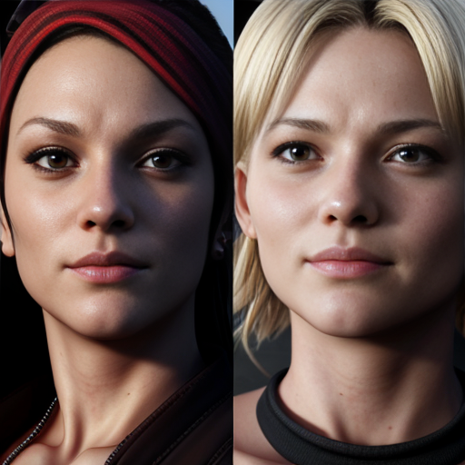 Nami and Robin from one Piece naked