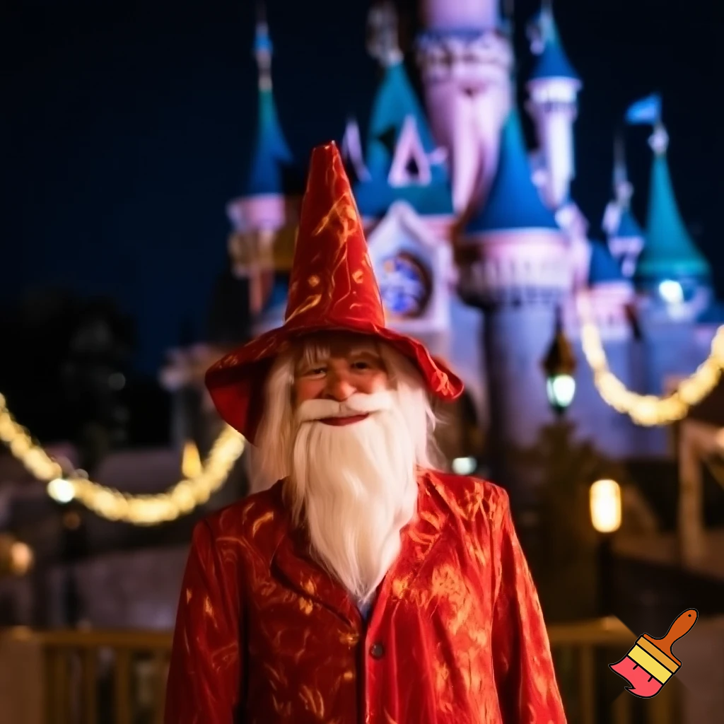  Santa Claus wizard Santa Claus hat Santa Claus Disney Paris Santa Claus, Santa Claus starv Disneyland Paris