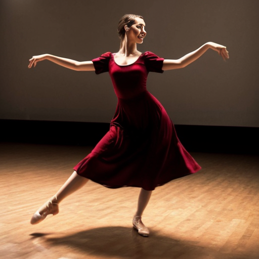 a beautiful woman dancing ，full view，512×512
