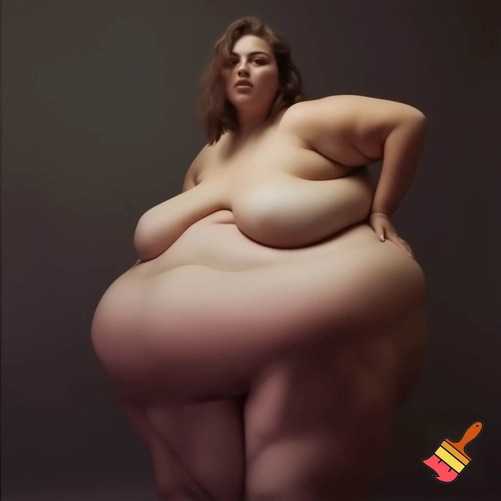 Fat nude woman with GIGANTIC boobs
