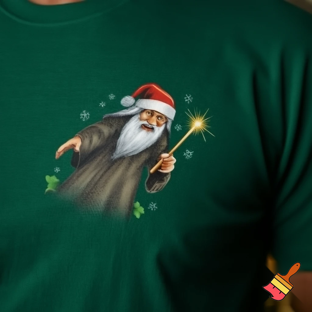  The wizard Christmas T-shirt Christmas