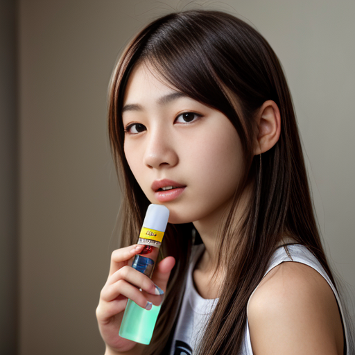 japanese teen boy, girlish, lipbalm, very beautiful and eager, long hairs