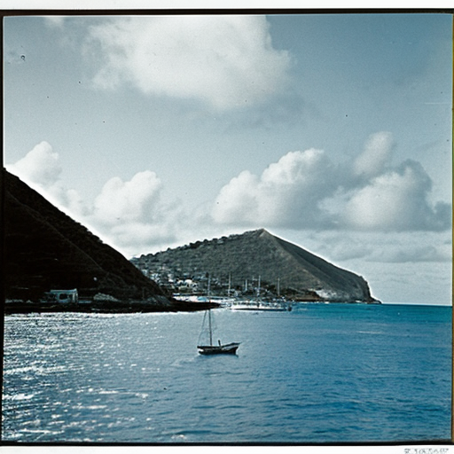 Far Away shot of person on Bermuda in 1778.