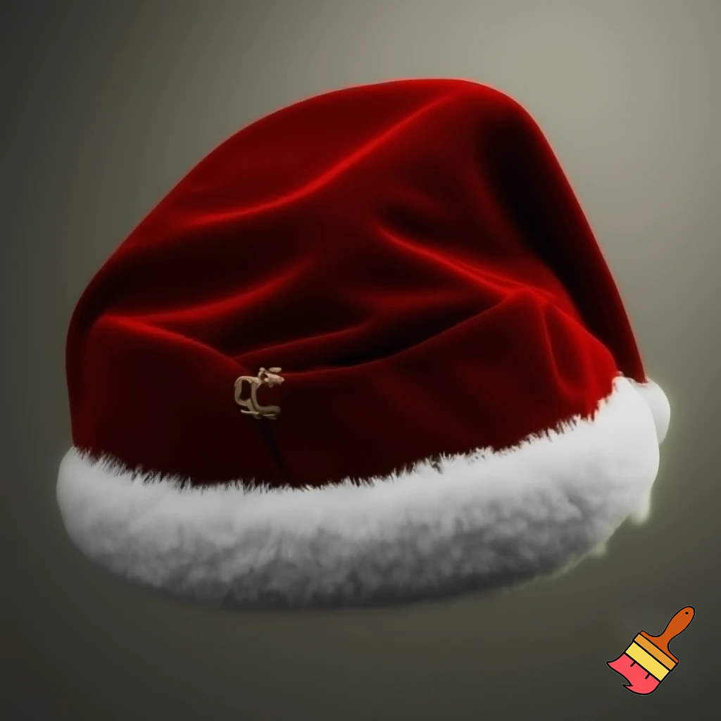 Christmas Santa Claus velvet hat delicate special delicate hat
