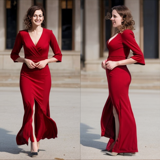 Elisa found herself in a red gown. The sleeves almost reached her elbows, and the hem made it to her ankles. It wasn’t heavily layered, like most, but Elisa loved it even more because of that. Her hair stayed down, but curled perfectly. And her shoes looked like they were made of glass, but felt to didn’t quite feel it. The were easily the most beautiful part of the outfit.