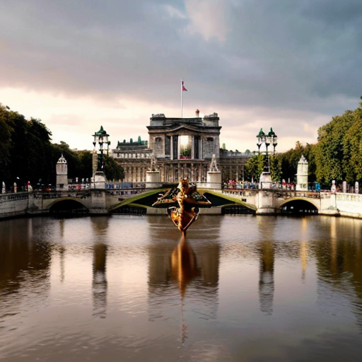 "Duckingham pallace" : buckingham palace with a duck theme