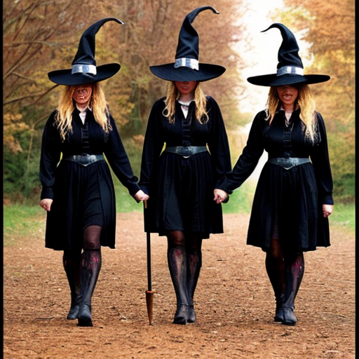 Witches walking stick magic walking stick