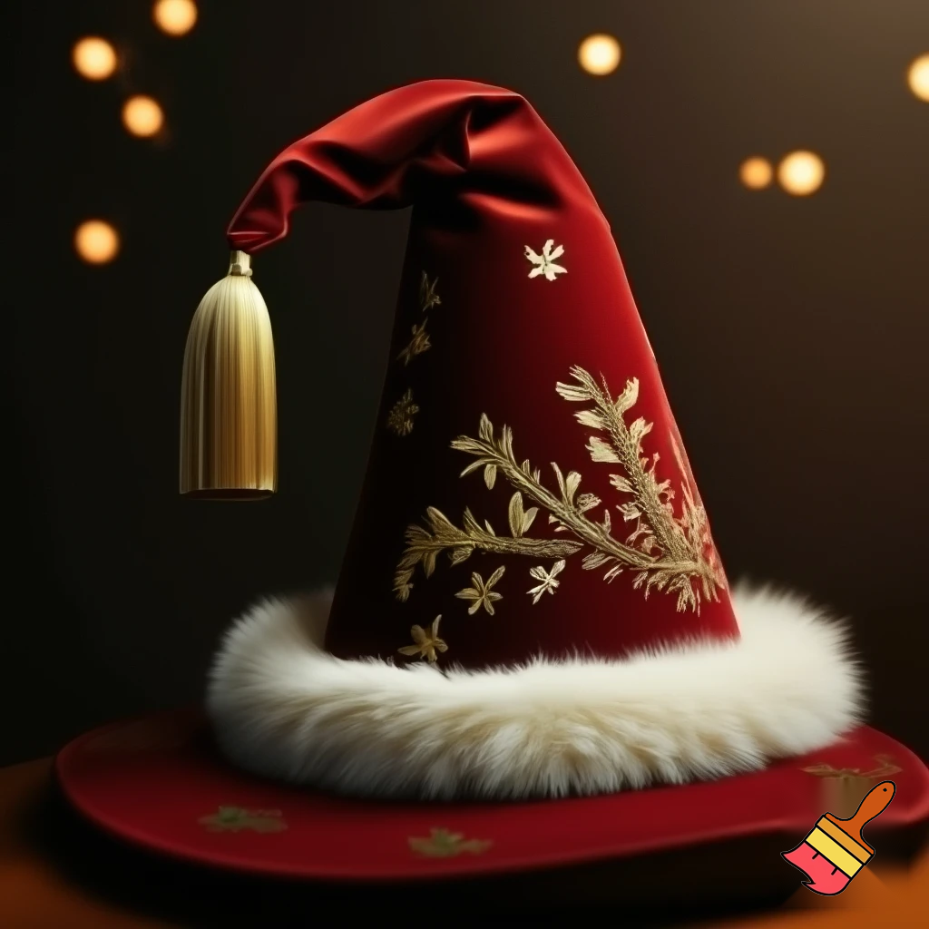 Christmas wizard hat