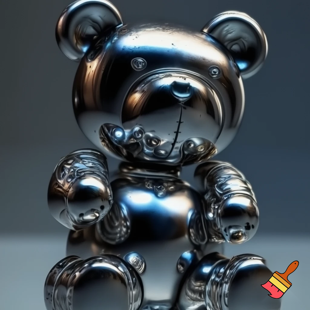 aluminum teddy bear

