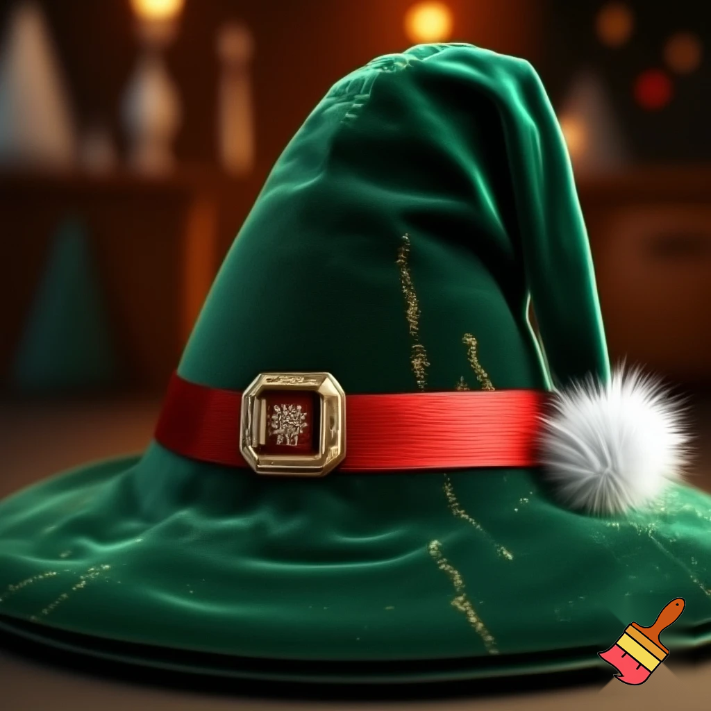 Christmas wizard hat