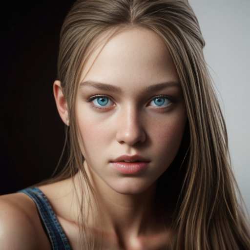 A naked girl