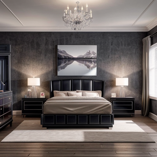 Wonderland themed adult bedroom