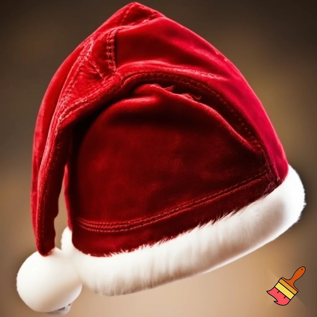 Santa Claus top hat special one special in delicate Santa Claus hat velvet