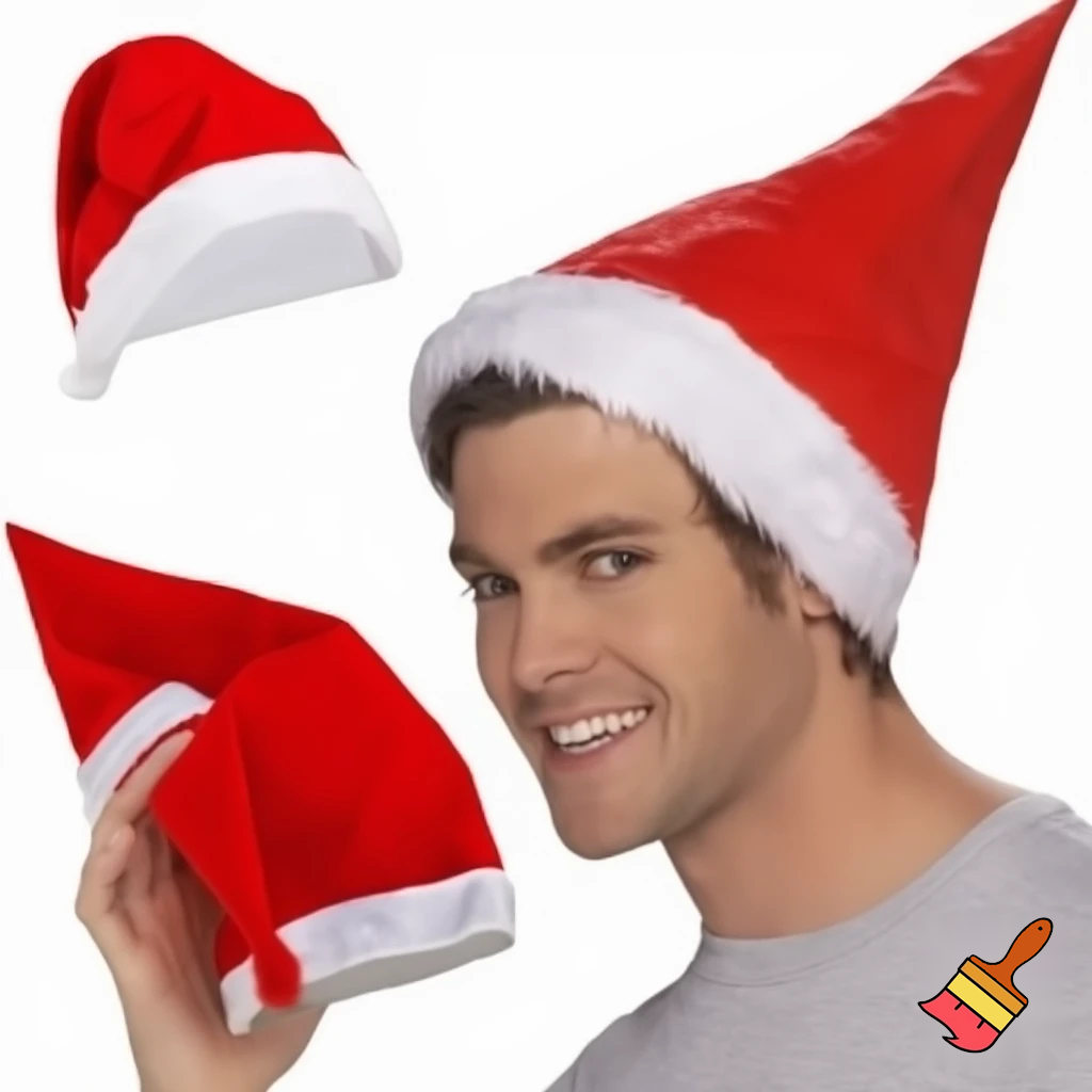  costume wizard hat Christmas hat costume red Santa Claus hat
