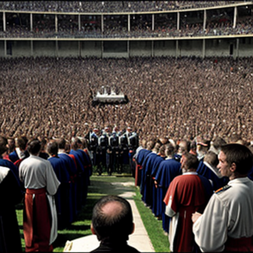 Generals gather at their masses